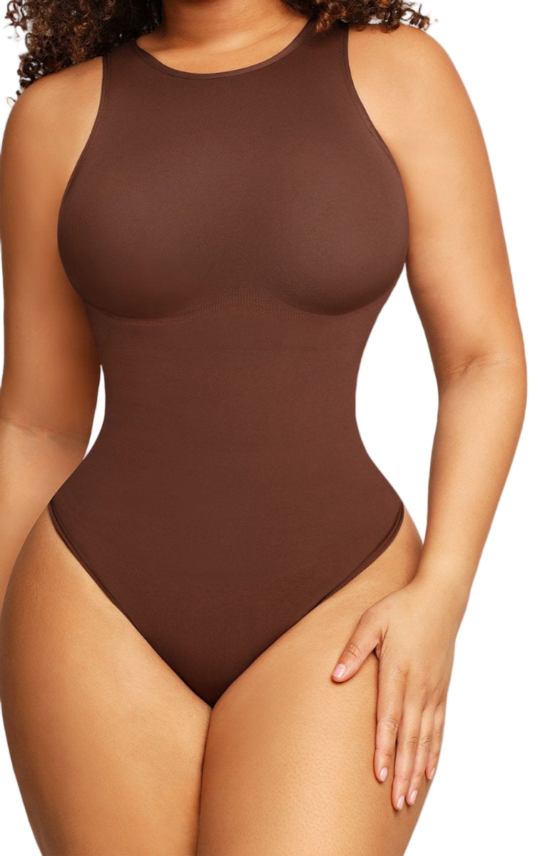 COMFIDELLE® Crew Neck Racerback Bodysuit