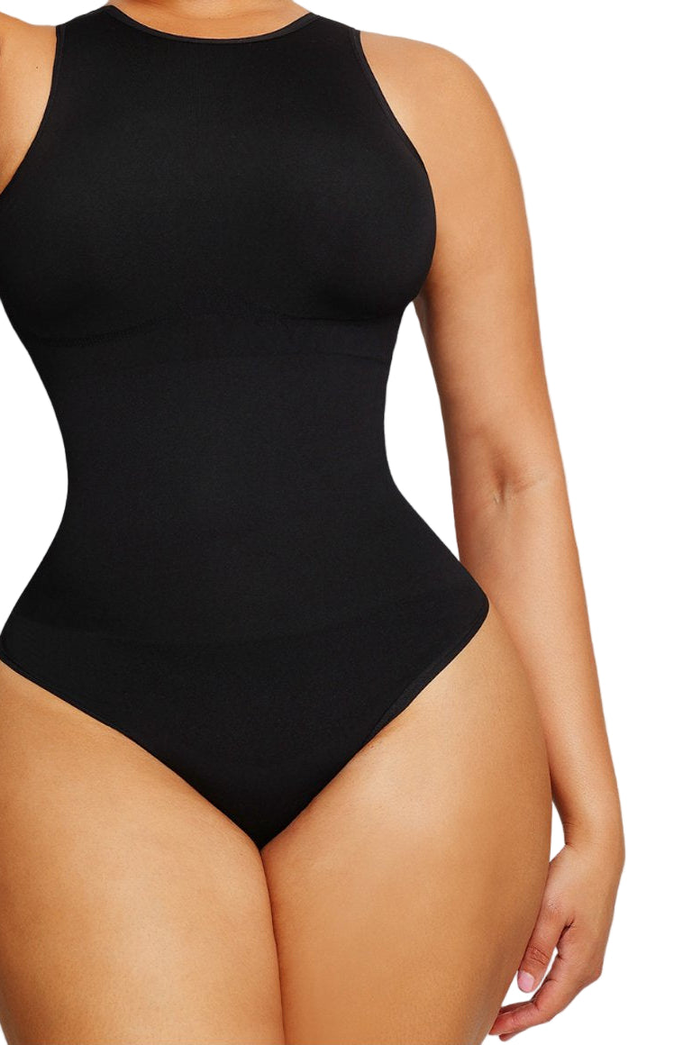 COMFIDELLE® Crew Neck Racerback Bodysuit