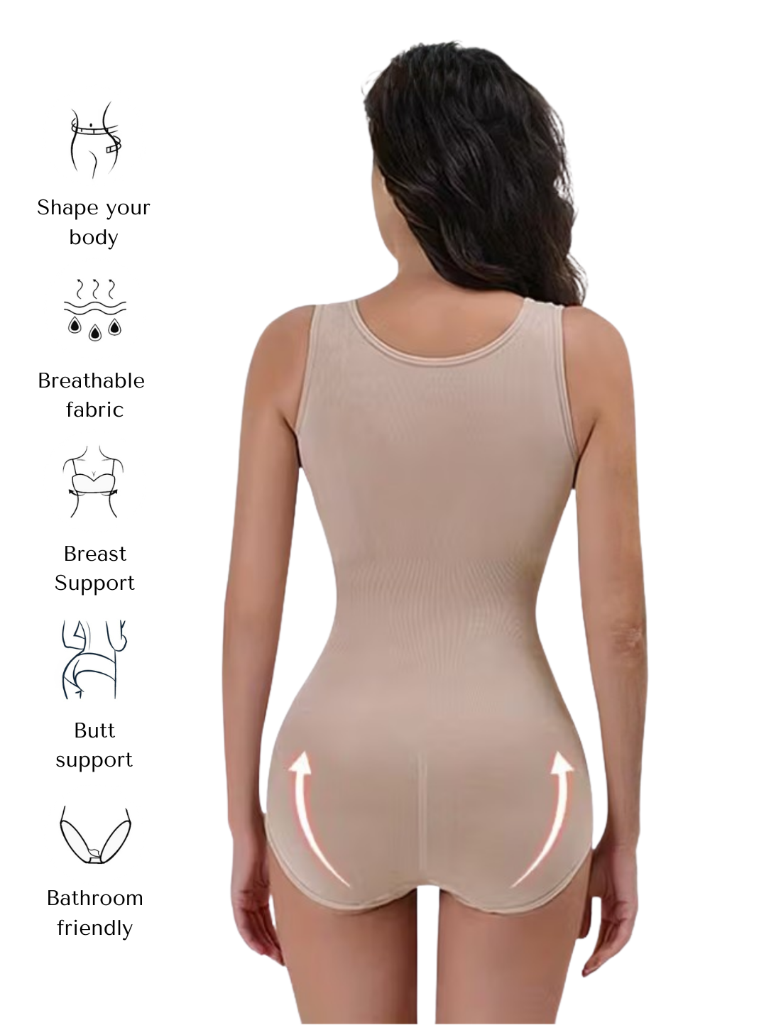 COMFIDELLE® Seamless Corset Bodysuit