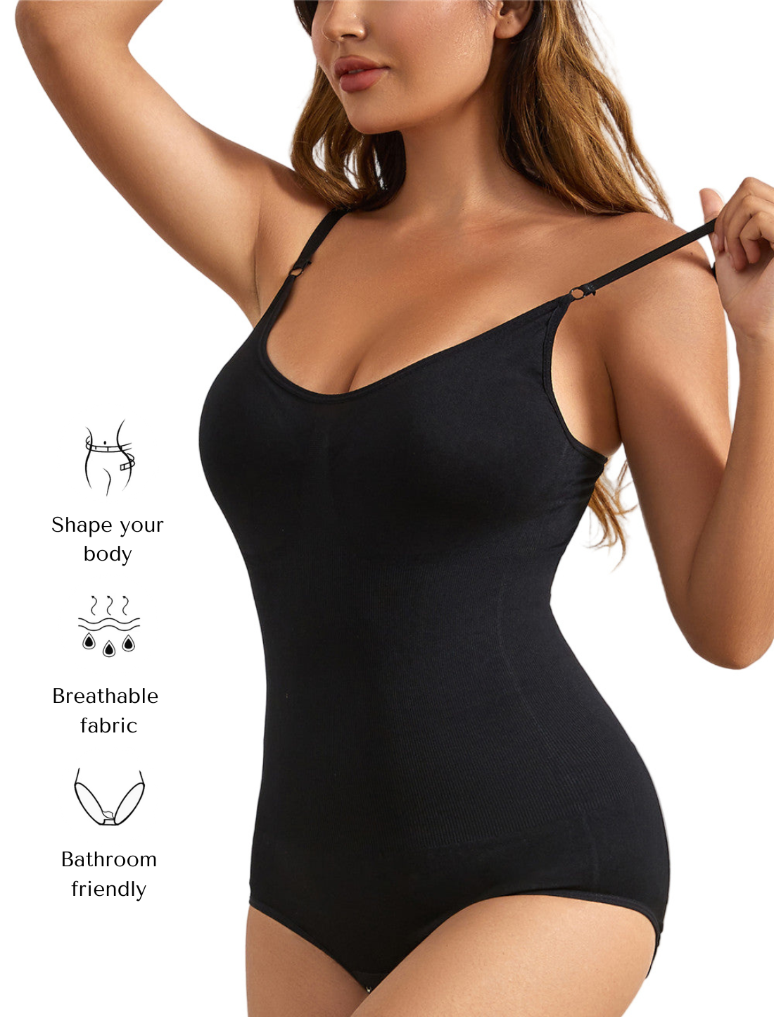 COMFIDELLE® Seamless Full Body Shaper Bodysuit