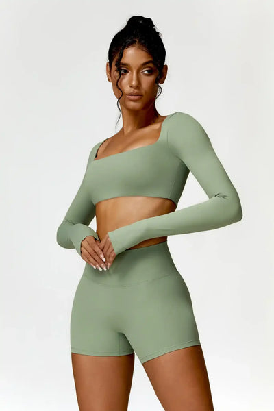 COMFIDELLE® Seamless Long-Sleeve Active Set