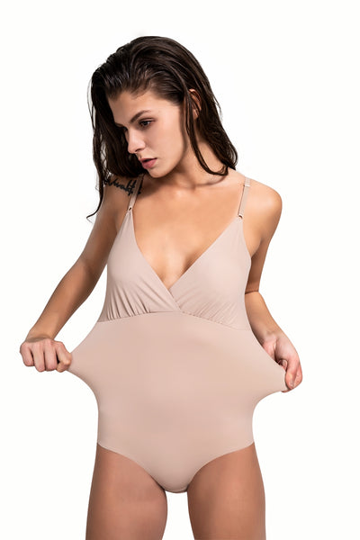COMFIDELLE® Seamless Crossover Sculpting Bodysuit