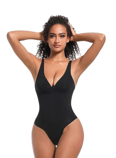 COMFIDELLE® Frontzip Seamless Bodysuit