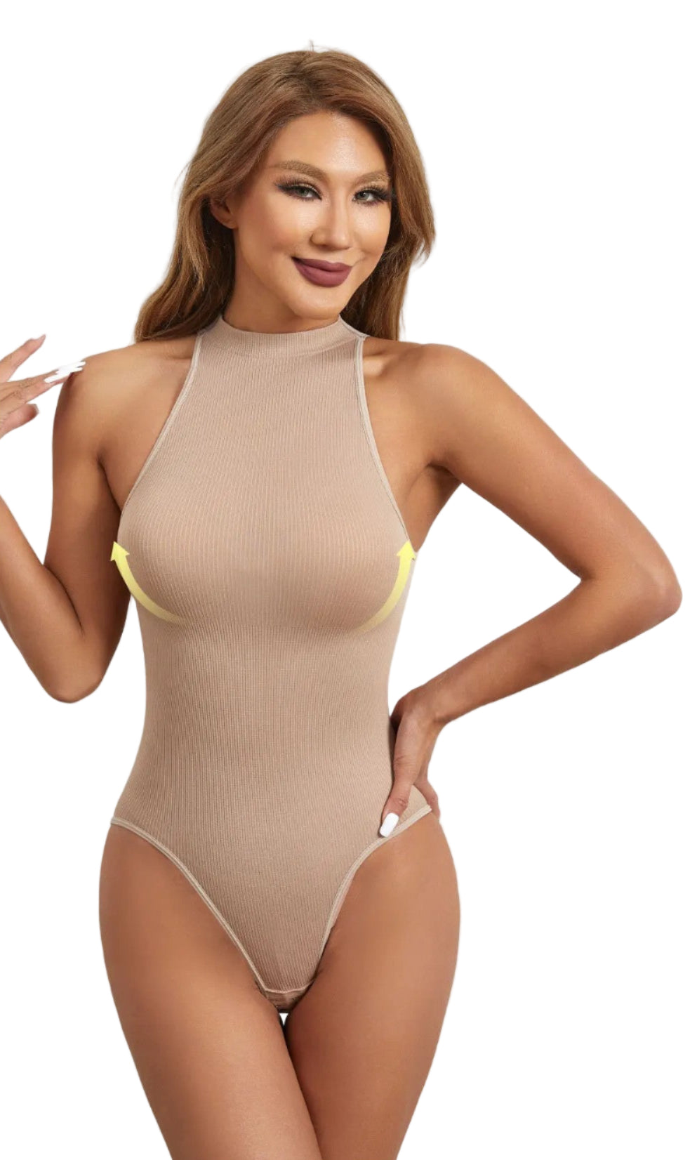 COMFIDELLE® Seamless Round-Neck Bodysuit
