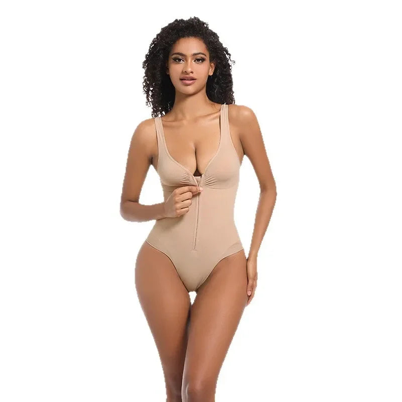 COMFIDELLE® Frontzip Seamless Bodysuit