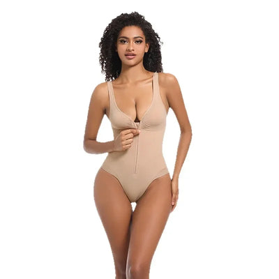 COMFIDELLE® Frontzip Seamless Bodysuit