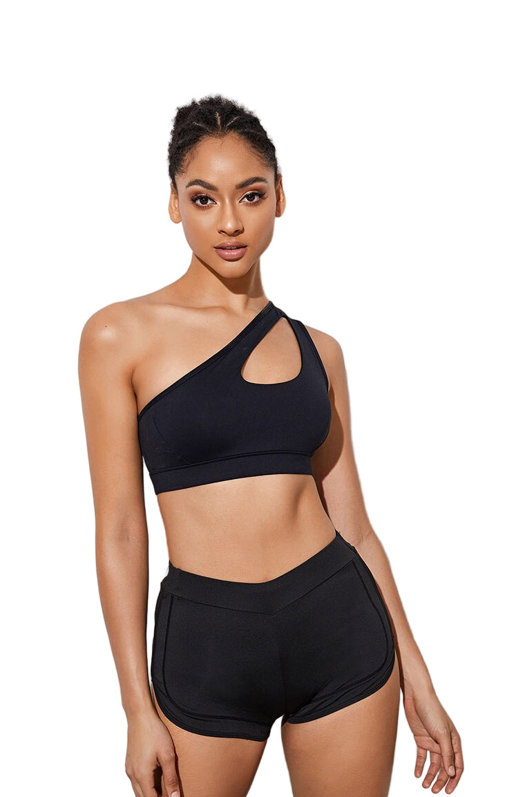 COMFIDELLE® One-Shoulder Sports Bra